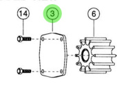 Jabsco 18753-0198 - End Cover