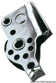 Viadana Micro Single Block with Becket and Cam Cleat for Rope up to 5 mm, 17 mm Sheave