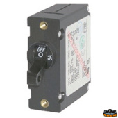 Trem L0750521 - A-series AC≈DC Single Pole Toggle Circuit Breakers Black Lever