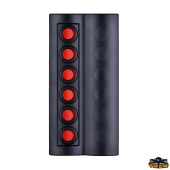 Trem L0606183 - Switch Panel With 6 Utilities Circuit Breaker And LED IP65