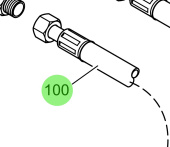 Steyr 2178905-0 - Hose for Pump Cylinder and Pump Valve on Steyr Engines