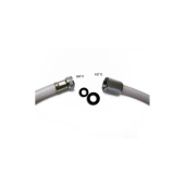 Barka Shower Hose White 3/8″F-1/2″C 2m