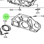 Nanni Diesel 970313947 - Rear End Plate for Timing Case