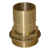 Brass Hose Adaptor 1.1/4" Outside Thread Hexagon