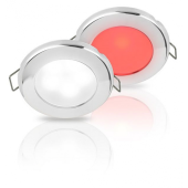 Hella Marine Euroled 75 Two Colors Spotlight Stainless Steel - Red / White Light