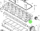 Steyr Z026066-0 - Camshaft Housing for Steyr M160068 Engines