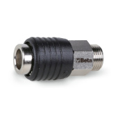 Beta 019170001 - Universal Ball Quick Couplers, Shockproof Rubber, Male 1/4" BSP