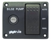 Rule 43 - 3-Way Lit Rocker Switch 12V