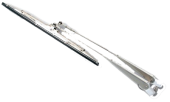 Allpa Stainless Steel Windshield Wiper Blade Model 'Foxtrot', L=600mm