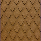 Tiflex Treadmaster Non-slip Deck Covering Diamond Pad 412X203 Brown