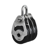 Antal 00305 - Stainless Steel 316 Mini Block Series 34x6, Ball Bearing, Triple Block