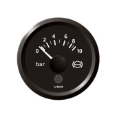 VDO A2C59514104 – ViewLine Brake Pressure Gauge 10 Bar Black 52 mm