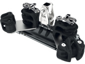 Lewmar 29432816BK - SZ2 TB Car With Upstand + 4 Sheaves + Beckets + Cleat