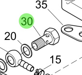 Steyr 2178569-0 - Hollow Banjo Bolt M10x1.5