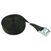 Euromarine Black Polyethylene Buckle Straps 25 mm, 260 daN