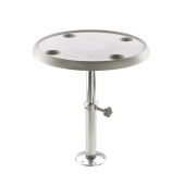 Vetus TPM5070 - Round Table 60cm dia with Pedestal & Base Plate