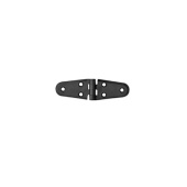 Nuova Rade 43673 - Hinge Polyamide, Double Oval, 145x40x4.5mm, White