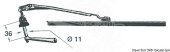 Osculati 19.150.00 - Hand-Operated Winshield Wiper 280 mm