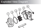 Jabsco SK26-101 - Service Kit With Neoprene Impeller