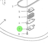 Nanni Diesel 970310349 - Breather Oil Shield for Cylinder Head Cover