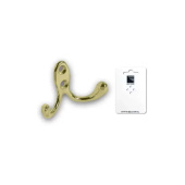 Foresti & Suardi 199.L - Coat Hook Brass Blister