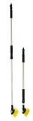 Yachticon Aluminium Wash Brush Deluxe, Telescopic 90–175 cm, with Water Flow
