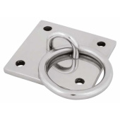 Stainless Steel 304 Mooring Ring with Square Base Plate