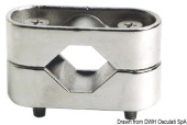 Osculati 37.261.01 - AISI316 Mirror Polished Stainless Steel Clamp 20/22/25 mm