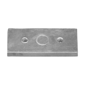 Tecnoseal Rectangular Trim Tab Zinc Anode 100x45x9 mm