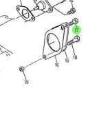 Nanni Diesel 970302873 - M8x20 Bolt for 4.150HE Engines