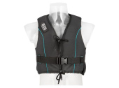 Besto 20413214 - Buoyancy Aid Dinghy Zipper All Black/Aqua Striping L 45N