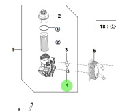 Bukh 26316-2F001 - O-Ring for R210J Oil Pan and Engine Mount
