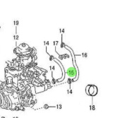 Nanni Diesel 970312302 - Water Bypass Hose No. 2 for T4.155 and 4.380TDI Engines