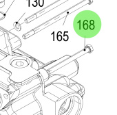 Steyr 9000329-0 - Hex Head Bolt ISO 4014 M8x115 A4-70 for Steyr Engine Applications
