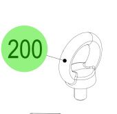 Steyr 9001105-0 - DIN 580 M12 A2 Ring Bolt