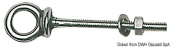 Osculati 39.181.05 - Eyebolt AISI316 10x100 mm (10 pcs.)