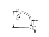 Whale FT1276 - Faucet Tuckaway On-off White