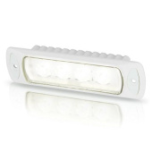 Hella Marine 2LT 980 577-211 Sea Hawk-R LED Floodlights (Recessed), Spot Light, White Housing