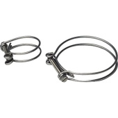 Plastimo 16280 - Double Ring Hose Clamp 24-28 mm