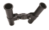 Cannon 2450163 Dual Front-Mount Rod Holder for 1-5/16 in Downrigger Booms