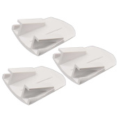 Jabsco 37003-1000 - Base Screw Covers for Toilets (37010, 37045, 37055, 37245 and 37255)