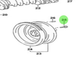 Nanni Diesel 970312630 - Flywheel Bolt Set for T6 Series Engines
