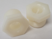Parker 30-0063 1/2" Male × 1/4" Female Thread Nylon Bushing