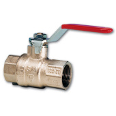 Guidi Lever Ball Valve F-F, Full Flow, Nickel-Plated Brass, BSPP, 1/4"–4"
