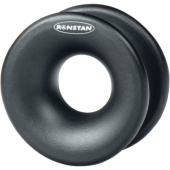Ronstan RF8090-08 RopeGlide Ring, Black, Alloy, 8mm ID