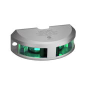 Lopolight 200-018G2 20M - Navigation Light 2NM 180° Green, Silver Anodized
