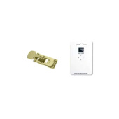Foresti & Suardi 195.L - Safety Hasp 82X30 Brass Blister