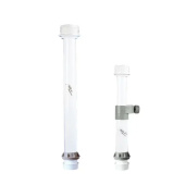Lalizas 44058 - Table Pedestal Telescopic Aluminium Ø60 x 480–810 mm White
