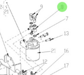 Nanni Diesel 970301093 - Banjo Connection for Fuel Filter and Oil Cooler Systems