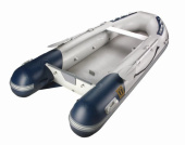Vetus VB270E - V-Quipment Explorer Inflatable Boat, 270 cm, Aluminum Bottom, Gray with Blue
